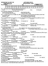 Đề kiểm tra 45 phút học kỳ I môn Sinh học Lớp 10 (Ban nâng cao) - Mã đề 130 - Trường THPT Lê Lợi